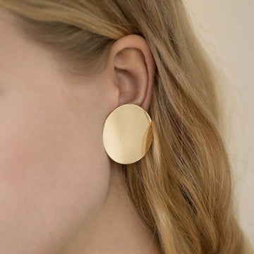 Jenne Gold Statement Earrings - SunsetFashionLA
